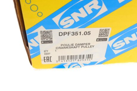 Шків колінчастого валу ntn snr DPF35105