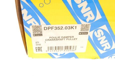 Шкив колінвала Ford Focus 1.8Tdci ntn snr DPF35203K1