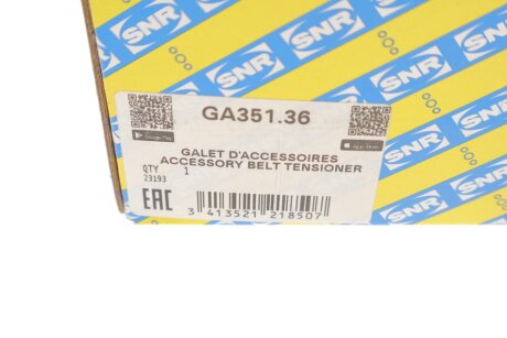 Натяжной ролик, поликлиновой ремень MERCEDES-BENZ (NTN-SNR) ntn snr GA35136