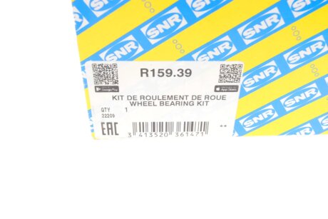 Підшипник колеса,комплект ntn snr R15939