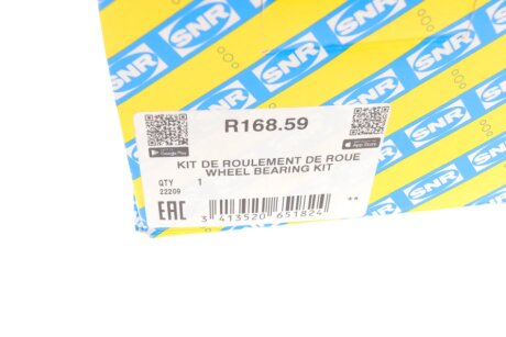 Підшипник колеса,комплект ntn snr R16859