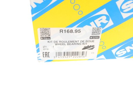 Рем. Комплект ступицы колеса. Содержит крепежные элементы и ступицу в сборе ntn snr R16895