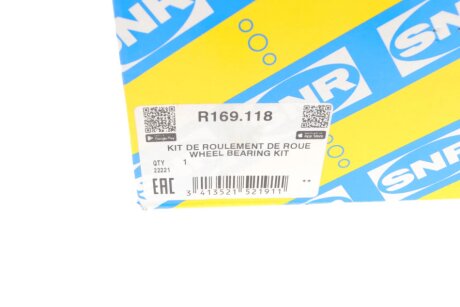 Підшипник колеса,комплект ntn snr R169118