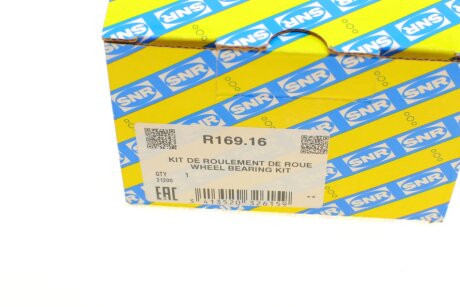 Рем. Комплект ступицы колеса. Содержит крепежные элементы и подшипник ntn snr R16916