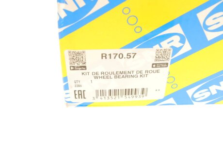 Маточина колеса з інтегрованим підшипником ntn snr R17057