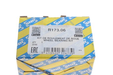 Комплект підшипників роликових конічних ntn snr R17306