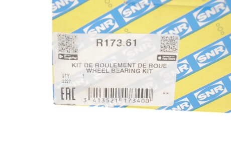 Пiдшипник ступицi колеса ntn snr R17361