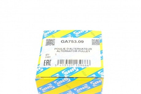 Обгінна муфта генератора ntn snr GA75309