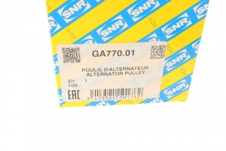 Обгонная муфта генератора ntn snr GA77001