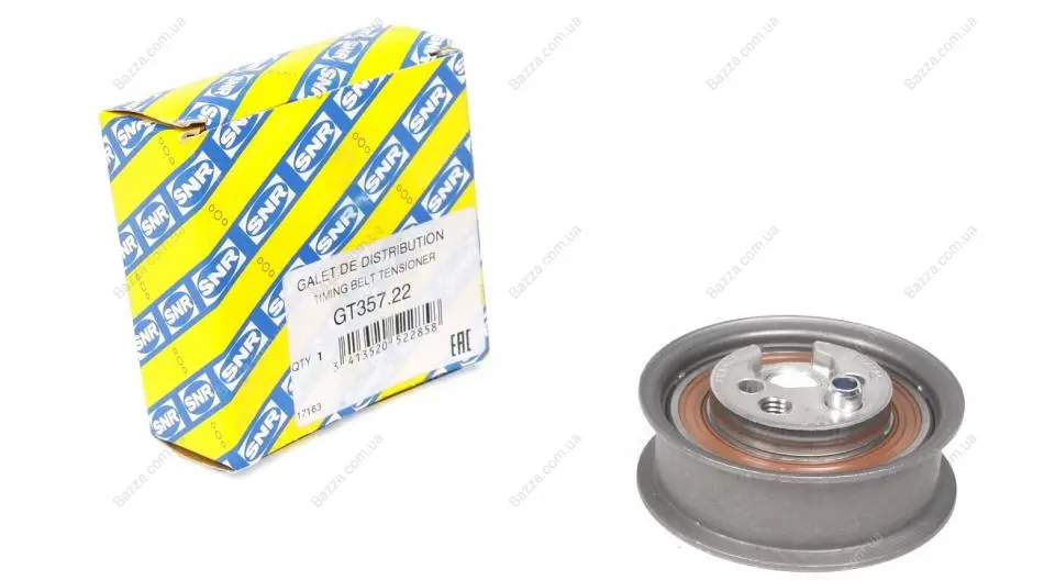 Натяжний ролік Audi A4, A6, 80 VW Golf IV, Passat 1.6/2.0 91-98 NTN SNR GT357.22