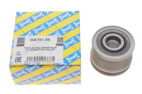 Обгонная муфта генератора ntn snr GA75105