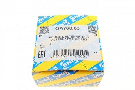 Обгонная муфта генератора ntn snr GA76803