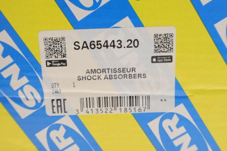 Передний амортизатор (стойка) ntn snr SA6544320