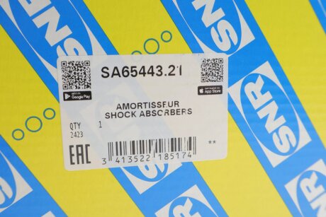 Передний амортизатор (стойка) ntn snr SA6544321