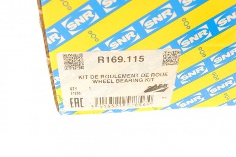 Підшипник колеса,комплект ntn snr R169115