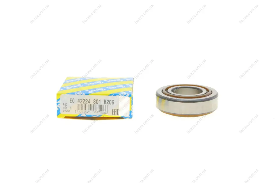 Підшипник КПП (25X52X16.3) Renault (тип КПП PF6) NTN SNR EC42224S01H206