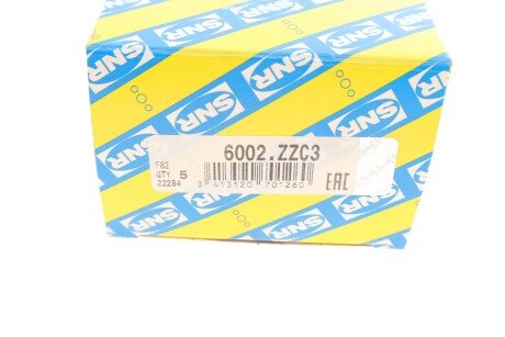 Підшипник кульковий d>30 ntn snr 6002ZZC3