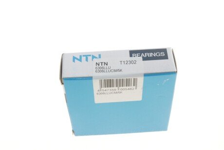 Підшипник кульковий d>30 ntn snr 6306LLUCM5K