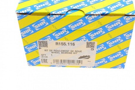 Пiдшипник ступицi колеса ntn snr R155116