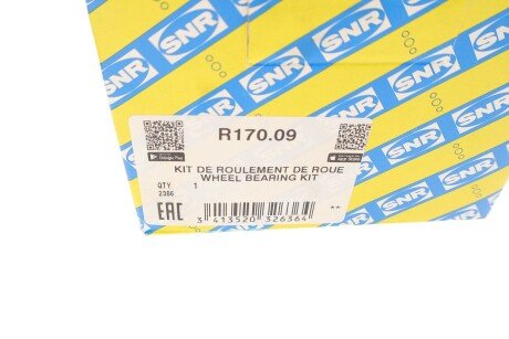 Пiдшипник ступицi колеса ntn snr R17009