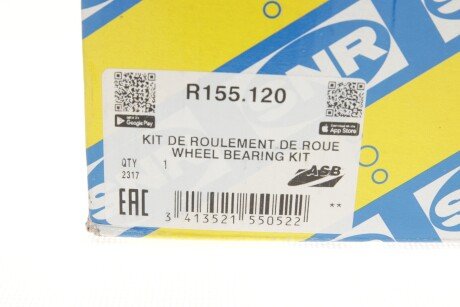 Подшипник передней ступицы ntn snr R155120