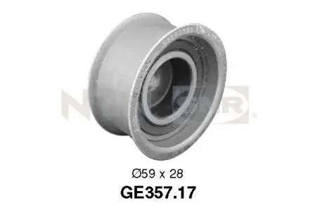Ролик обвідний паска ГРМ VAG 2,4-2,8 94- NTN SNR GE357.17