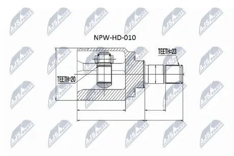 ШРКШ зовнішній NTY NPWHD010