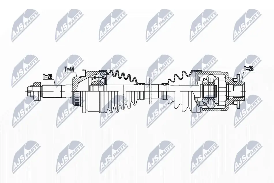 Піввісь NTY NPWMZ092 (фото 1)