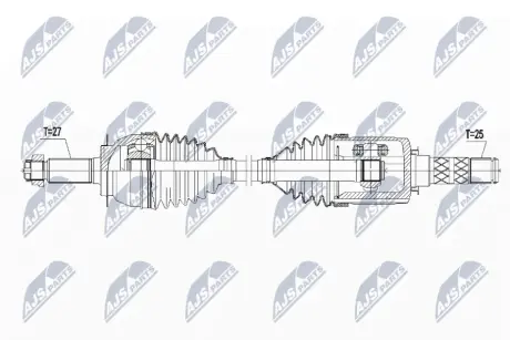 ПОЛУОСЬ NTY NPWSB015