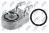 Масляний охолоджувач Chrysler Sebring Dodge Avenger, Caliber, Journey Fiat Freemont Jeep Compass, Patriot Lancia Flavia 1.8-2.4Lpg 06.06- NTY CCLCH004 (фото 1)