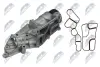 Масляний радіатор з корпусом масляного фільтра Mercedes C (Cl203) 2.5-5.5 06.04- NTY CCL-ME-005