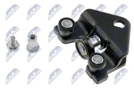 Направляюча нижн. дверей з роликами/без кронштейна Renault Trafic 01- nty EZCRE026