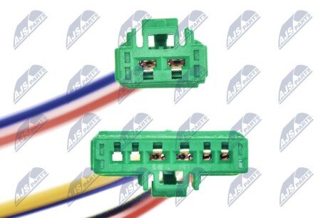 Ремонтний к-кт перемикача вентилятора салону (резистор, Автоматичне кондиціонування) Citroen C5/Peugeot 607/Renault Scenic nty ERDCT001K