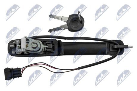 Ручка дверей передн. прав. (з центр. замк.) VW Passat 94- nty EZCVW399