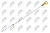 Щуп рівня мастила 550mm Dacia Duster, Logan, Sandero Nissan Micra III, Note, Qashqai I, Tiida Renault Clio II, Kangoo, Thalia 1.5D/1.6 09.98- NTY BOL-RE-011 (фото 1)