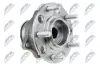 Ступиця зад. Dodge Caliber Jeep Compass, Patriot Mitsubishi ASX, Outlander II 1.8-2.4Lpg 06.06- NTY KLT-CH-046