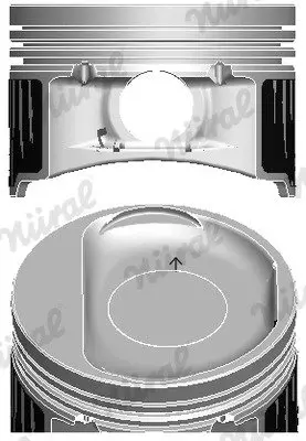 Поршень FIAT 1,4 350 A 1.000 05- (пр-во) nural 87-436806-00