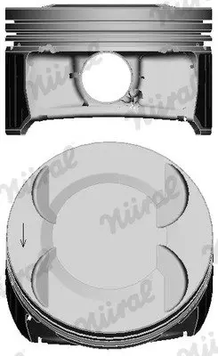 Поршень Nural 87-435300-00 (фото 1)