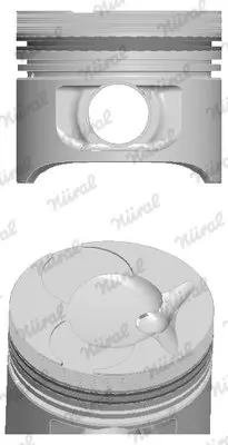 Поршневые кольца Nural 87-743100-10 (фото 1)