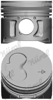 Поршневые кольца nural 87-990107-40 Фольксваген Гольф 3