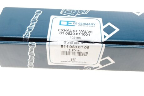 Клапан (выпуск) oe germany 010520611001