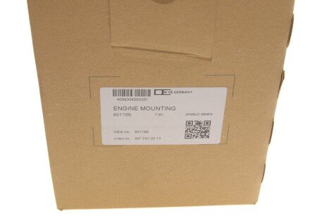 Подушка (опора) двигателя oe germany 801165