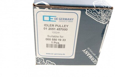 Ролик натяжний ременя генератора oe germany 012051457000