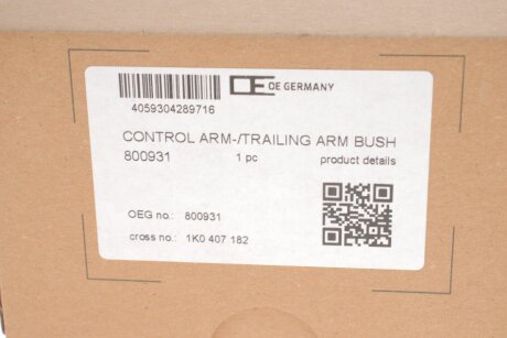 Важіль передньої підвіски oe germany 800931
