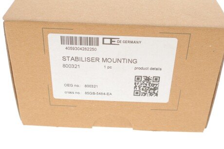Втулка (резинка) переднего стабилизатора oe germany 800321