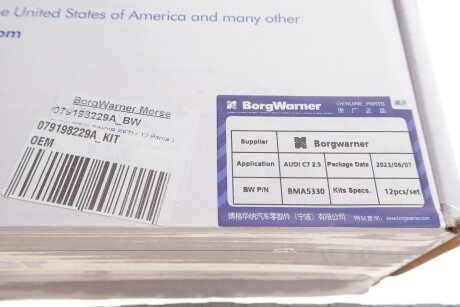 Комплект ланцюга привідного грм oe (оригинал без упаковки) 079198229AKIT
