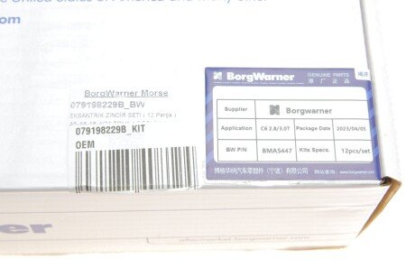 Комплект ланцюга привідного грм oe (оригинал без упаковки) 079198229BKIT