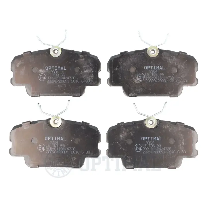 Передні тормозні (гальмівні) колодки OPTIMAL BP-09304 (фото 1)