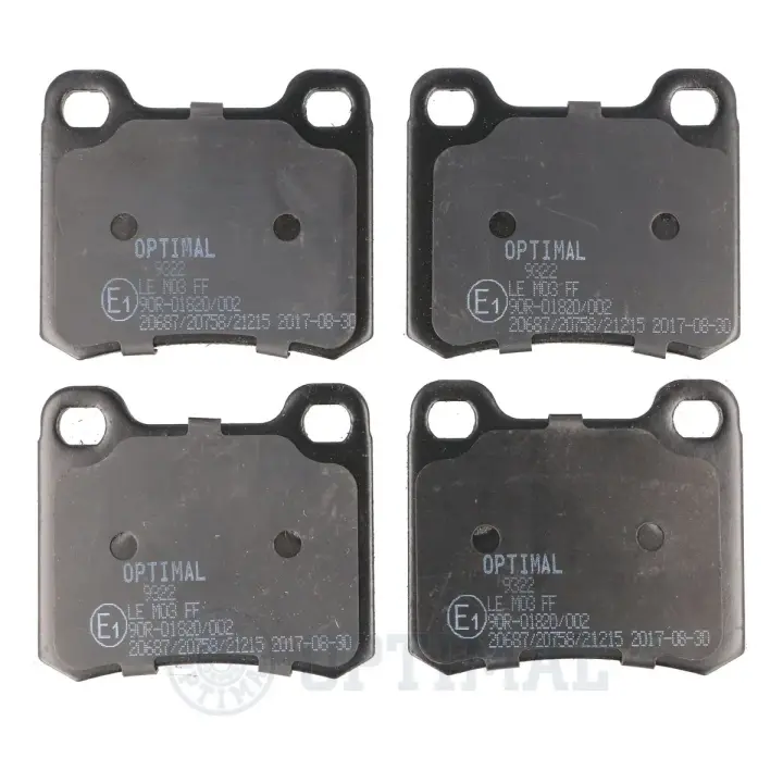 Гальмівні колодки дискові OPTIMAL BP-09322