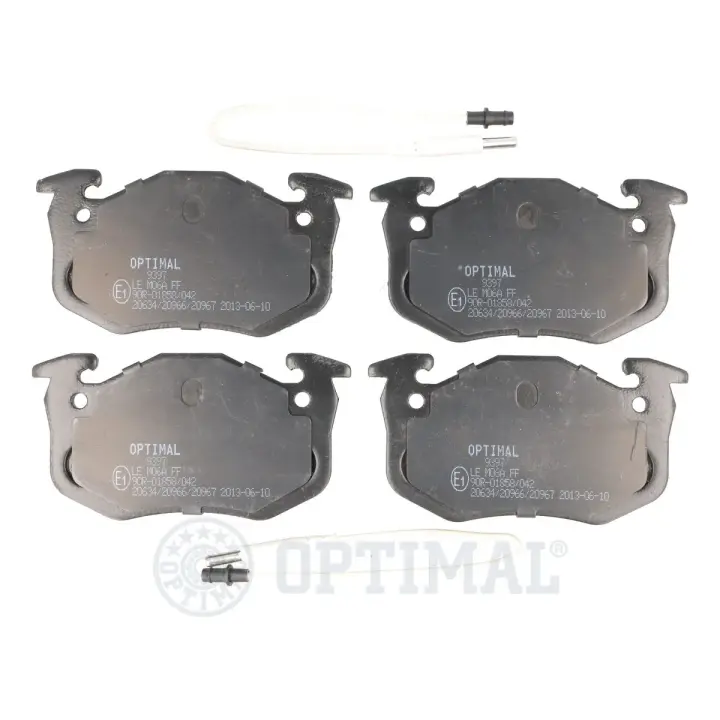 Передние тормозные колодки OPTIMAL BP-09397